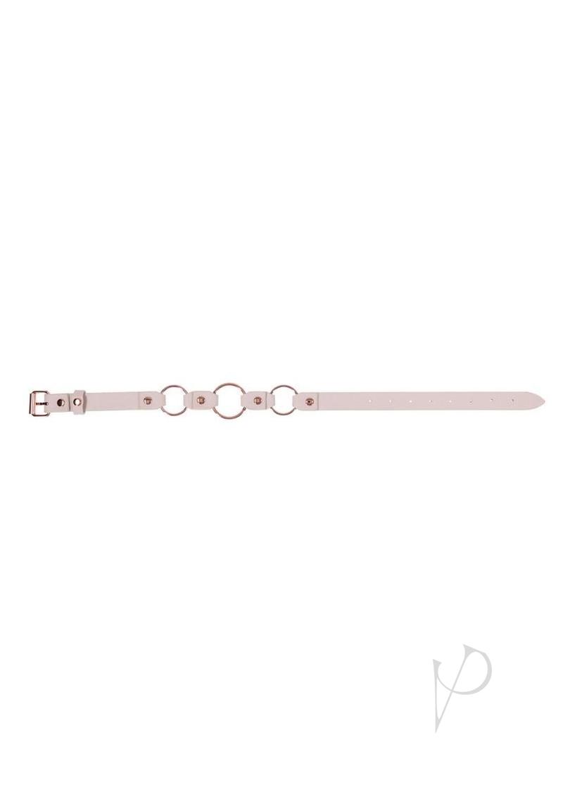 Sex and Mischief Peaches `n CreaMe Ring Day Collar - Rose Gold