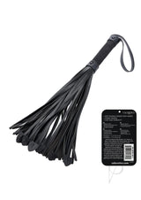 Nocturnal Collection Heart Throb Flogger - Black