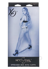 Nocturnal Collection Spreader Bar with Cuffs - Black