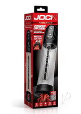 Jock Power Up Digital Automatic Waterproof Rechargeable Penis Pump - Black