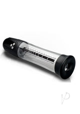 Jock Power Up Digital Automatic Waterproof Rechargeable Penis Pump - Black