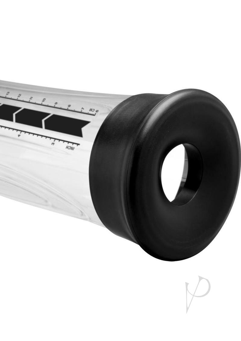 Jock Power Up Automatic Waterproof Rechargeable Penis Pump - Black