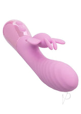Aura Dual Flutter Rechargeable Silicone Rabbit Vibrator - Pink