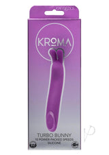 Kroma Turbo Rechargeable Silicone Bunny - Purple
