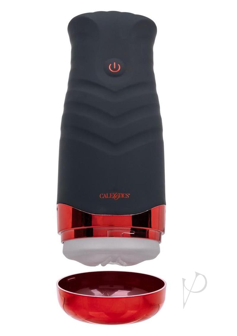 Xcess Gyrating Power Pussy Rechargeable Stroker - Black