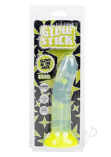 Glow Stick Star Silicone Glow-In-The-Dark Dildo - Yellow