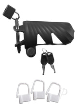 Fantasy C-Ringz Remote-Controlled Vibrating Cock Blocker - Black