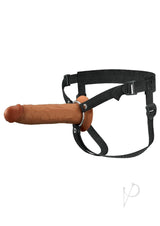 Fantasy X-Tensions Elite Silicone Dual Density Hollow Strap-On 9in - Caramel