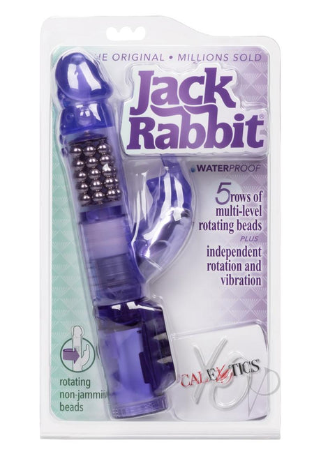 Jack Rabbit Beaded Rabbit Vibrator- Purple