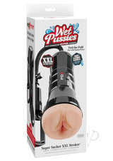 PDX Extreme Wet Pussies Super Sucker XXL Stroker - Pussy - Vanilla