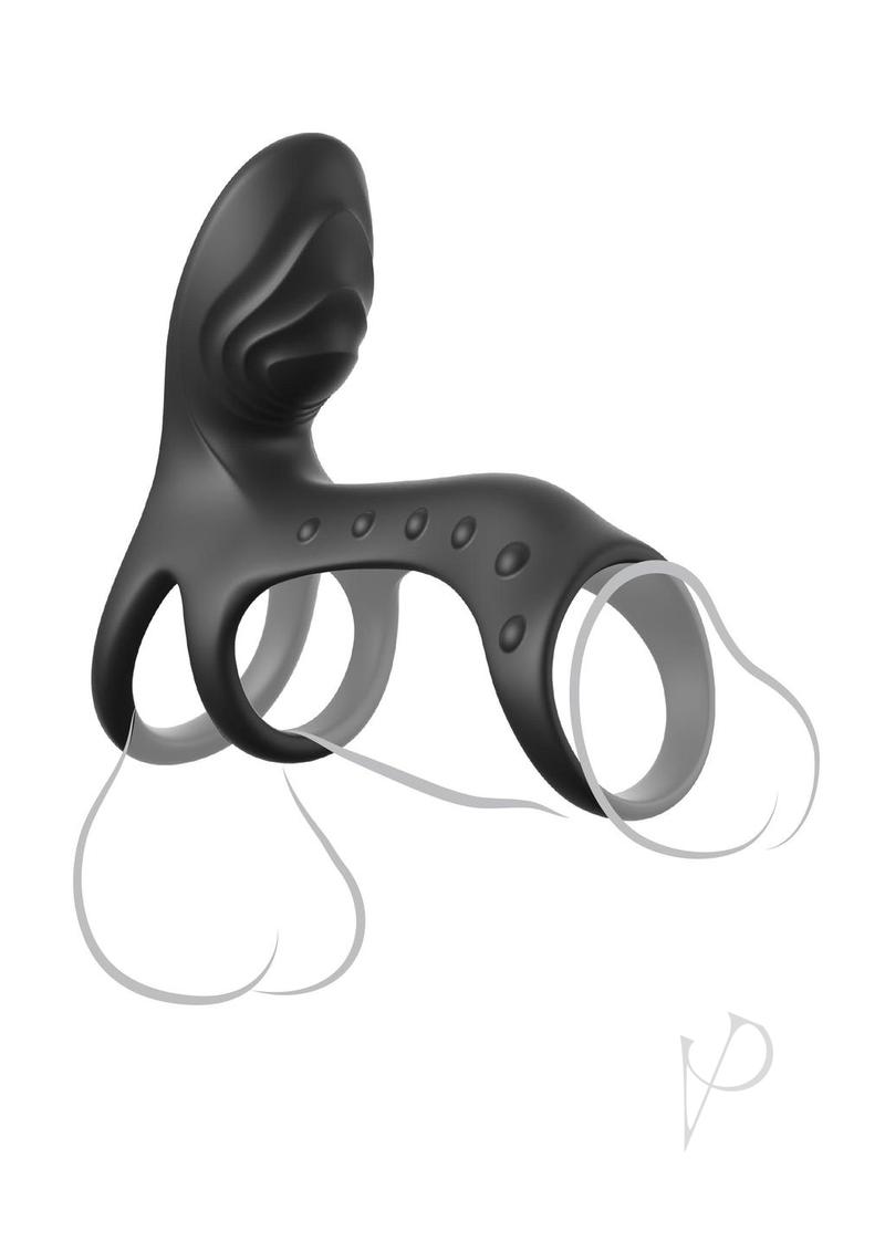 Fantasy C-Ringz Ultimate Couples Cage Pro - Black