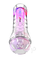 PDX Elite ViewTube XXL See-Thru EZ-Grip LED Stroker - Clear