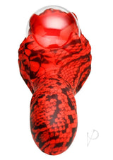 Creature Cocks Cobra Rechargeable Silicone Plasma Vibrator - Red/Black