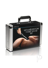 Zeus Electrosex Ultimate Edition Violet Wand Set - Silver