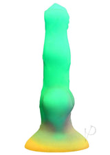 Creature Cocks Astro Cock Vibrating Glow-in-the-Dark Silicone Dildo - Multicolor