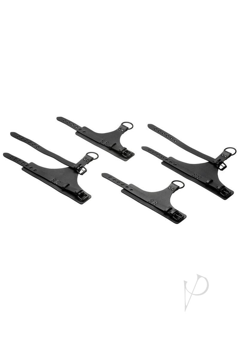 Master Series All Access Bed Restraint Kit - Black