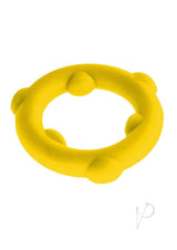 Oxballs Spinner Single Silicone Cock Ring - Yellow