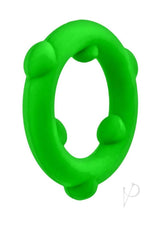 Oxballs Spinner Single Silicone Cock Ring - Frog