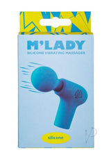 M`Lady Silicone Rechargeable Vibrating Massager - Teal