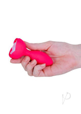 M`Lady Light Up Rotating Silicone Rechargeable Anal Plug - Pink