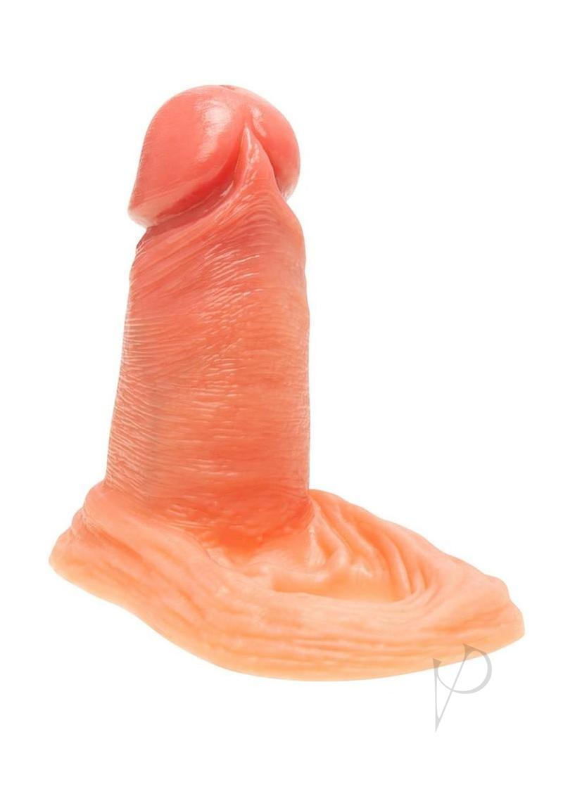 Blueline Super Real Penis Silicone Extension Sleeve with Ball Constriction Loop 4in - Vanilla
