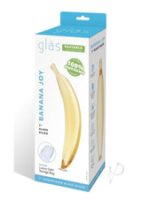 Glas Banana Joy Glass Dildo 7in - Yellow