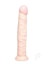 Lux Fetish Vibrating Strap-On Dildo Set 9.5in - Black/Vanilla