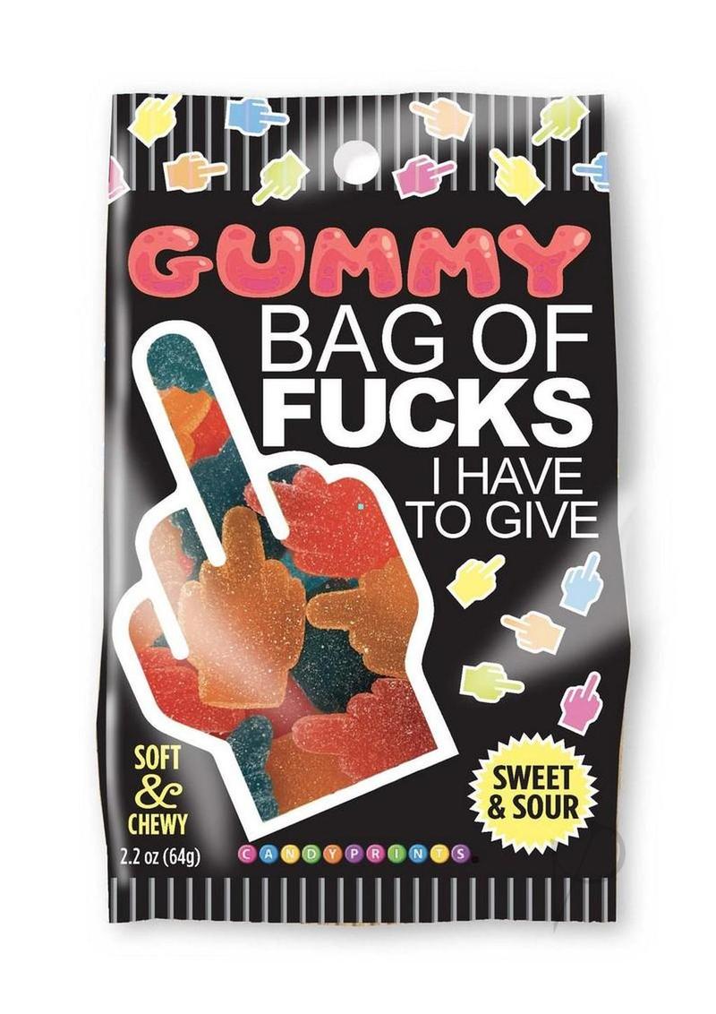 Bag of Fucks I Have to Give Sour Gummies 2.2oz