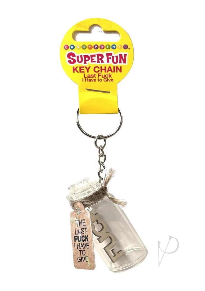 Last Fuck I have to Give Key Chain