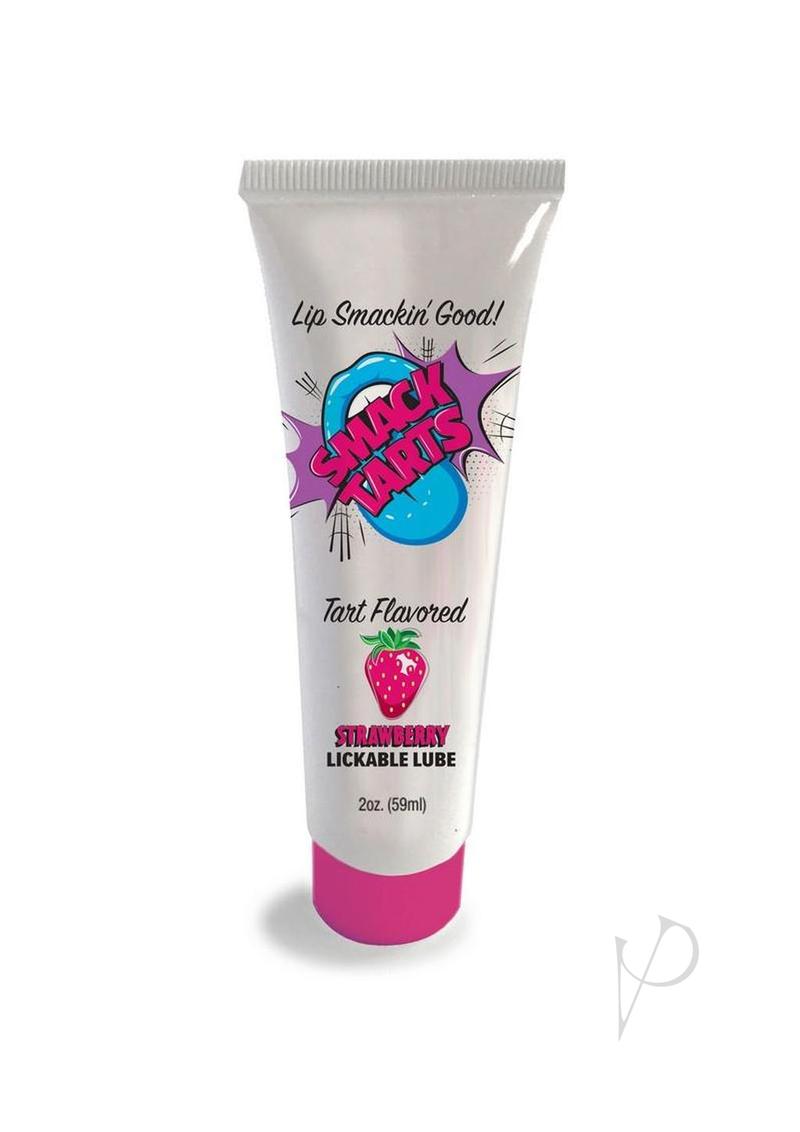 Smack Tarts Lickable Lube 2oz - Sour Strawberry