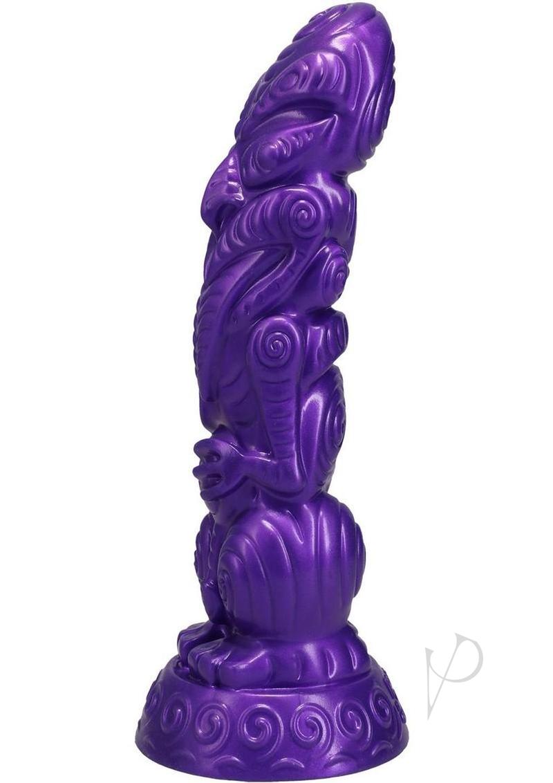 Polynesian Pleasure Idols Silicone Uhane Ino Spirit Idol Dildo - Purple