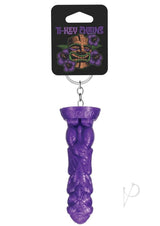 Polynesian Ti-Key Chains `Uhane `Ino Spirit Idol - Purple