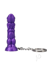 Polynesian Ti-Key Chains `Uhane `Ino Spirit Idol - Purple