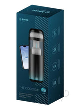 Kaotik Labs The Cocoon App Controlled Rechargeable Masturbator - Black/Blue