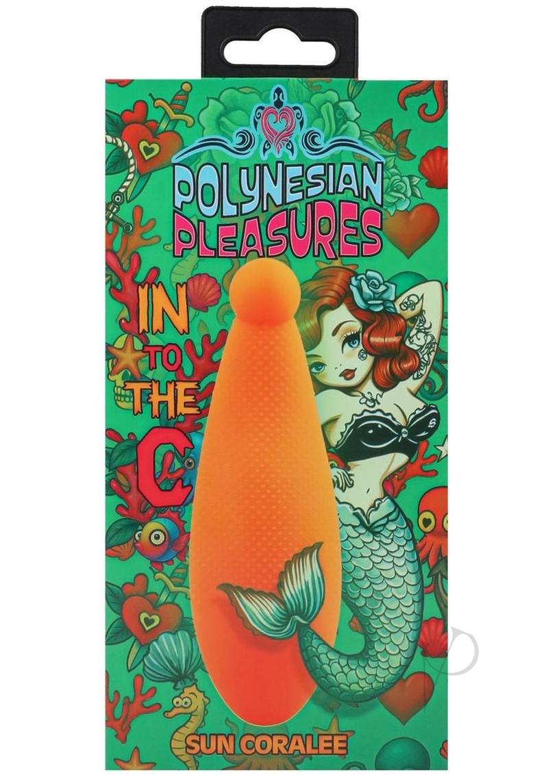 Polynesian Pleasures Into The C Sun Coralee Rechargeable Silicone Vibrator - Orange