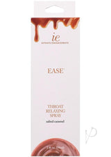 Intimate Enhancements Ease Throat Relaxing Spray 2oz - Salted Caramel