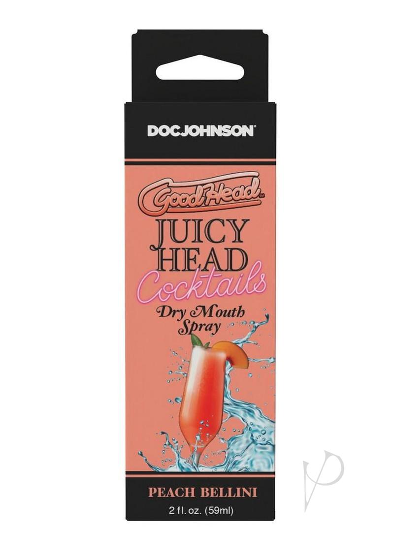 GoodHead Juicy Head Cocktails Dry Mouth Spray 2oz - Peach Bellini