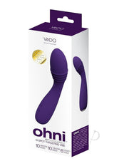 VeDo OHNI Rechargeable Silicone G-Spot Thrusting Vibrator - Purple