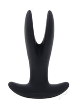 Gender X Spread The Love Rechargeable Silicone Vibrating Anal Plug with Remote Control - Black