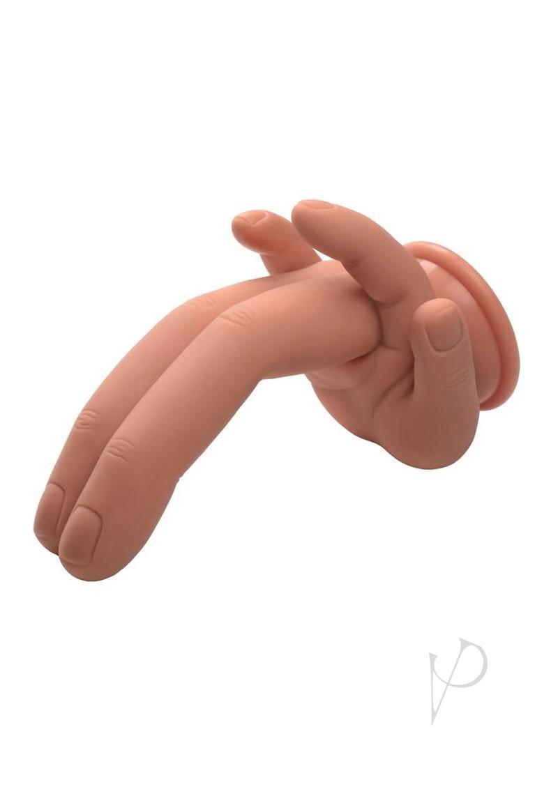Master Series Mr Fingers Silicone Dildo 7.8iin - Vanilla
