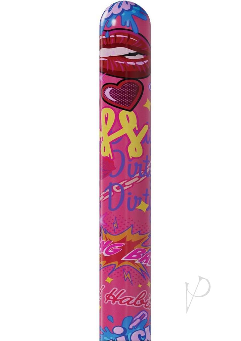 S-Line Kaotix Pop Art Rechargeable Vibrator - Pink