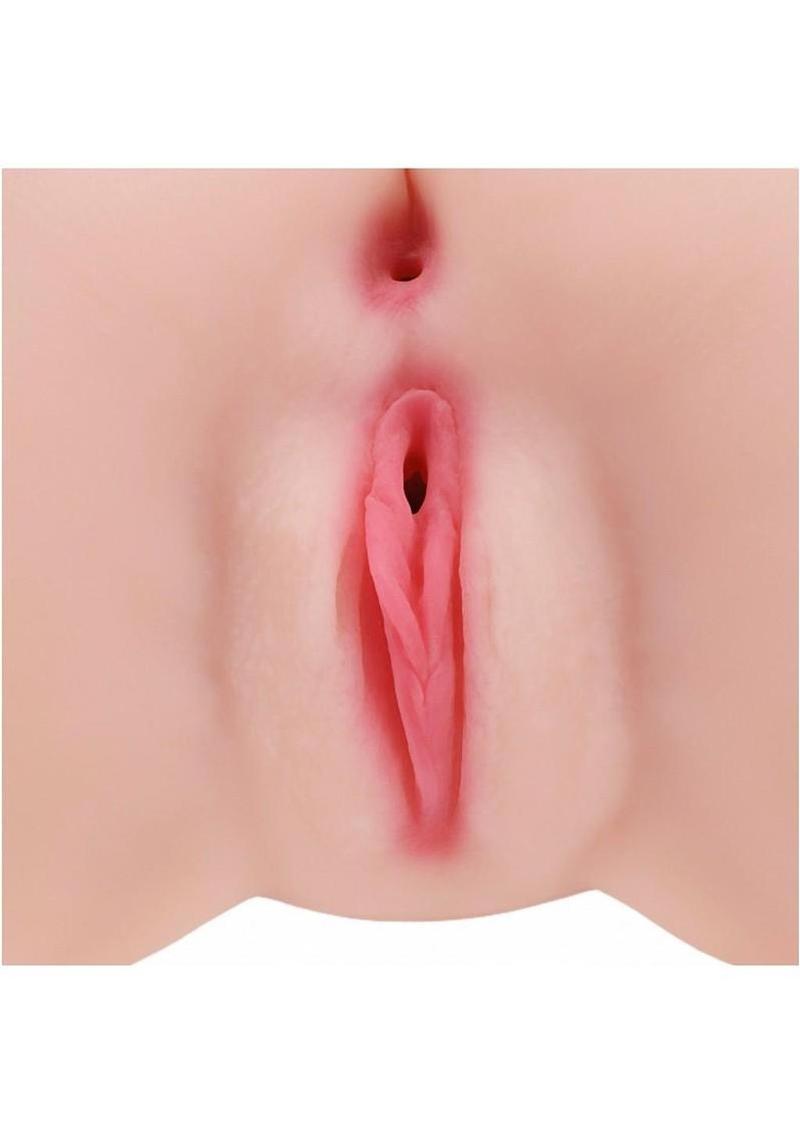 Xkin Ivy Lane Dual Entry Bodyforms Masturbator - Pussy/Ass - Vanilla