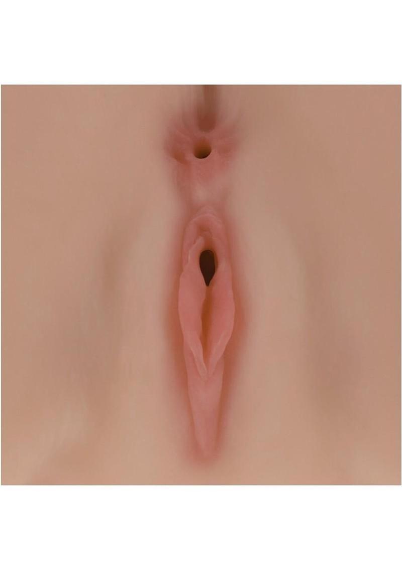 Xkin Valentina Vellure Dual Entry Bodyforms Masturbator - Pussy/Ass - Caramel