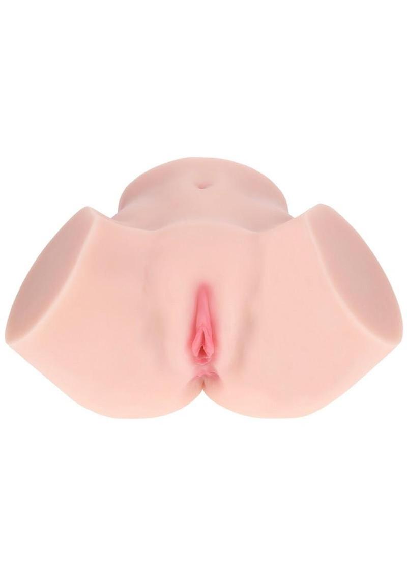 Xkin Bree Knox Dual Entry Bodyforms Masturbator - Pussy/Ass - Vanilla