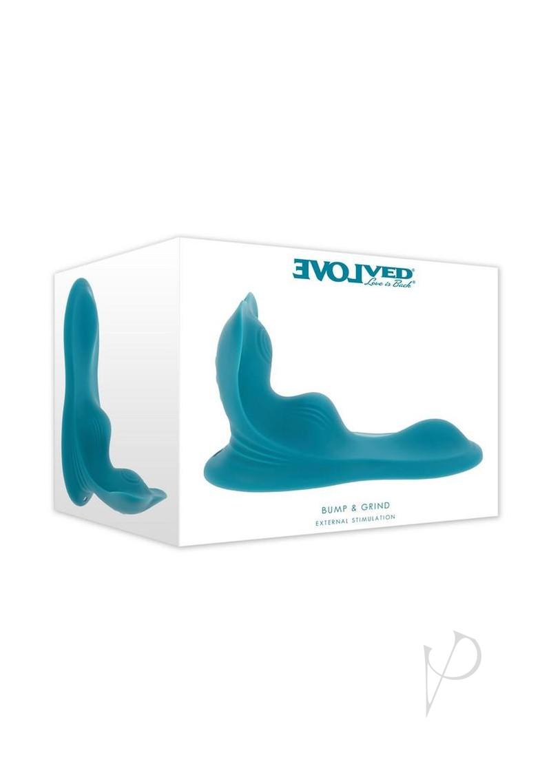 Bump N Grind Rechargeable Silicone Triple Bump Grinding Pad - Blue