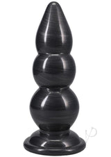 American Bombshell Triple Payload Anal Plug - Gun Metal