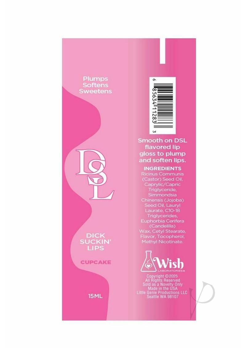 DSL Dick Sucking Lips Plumping Serum - Cupcake