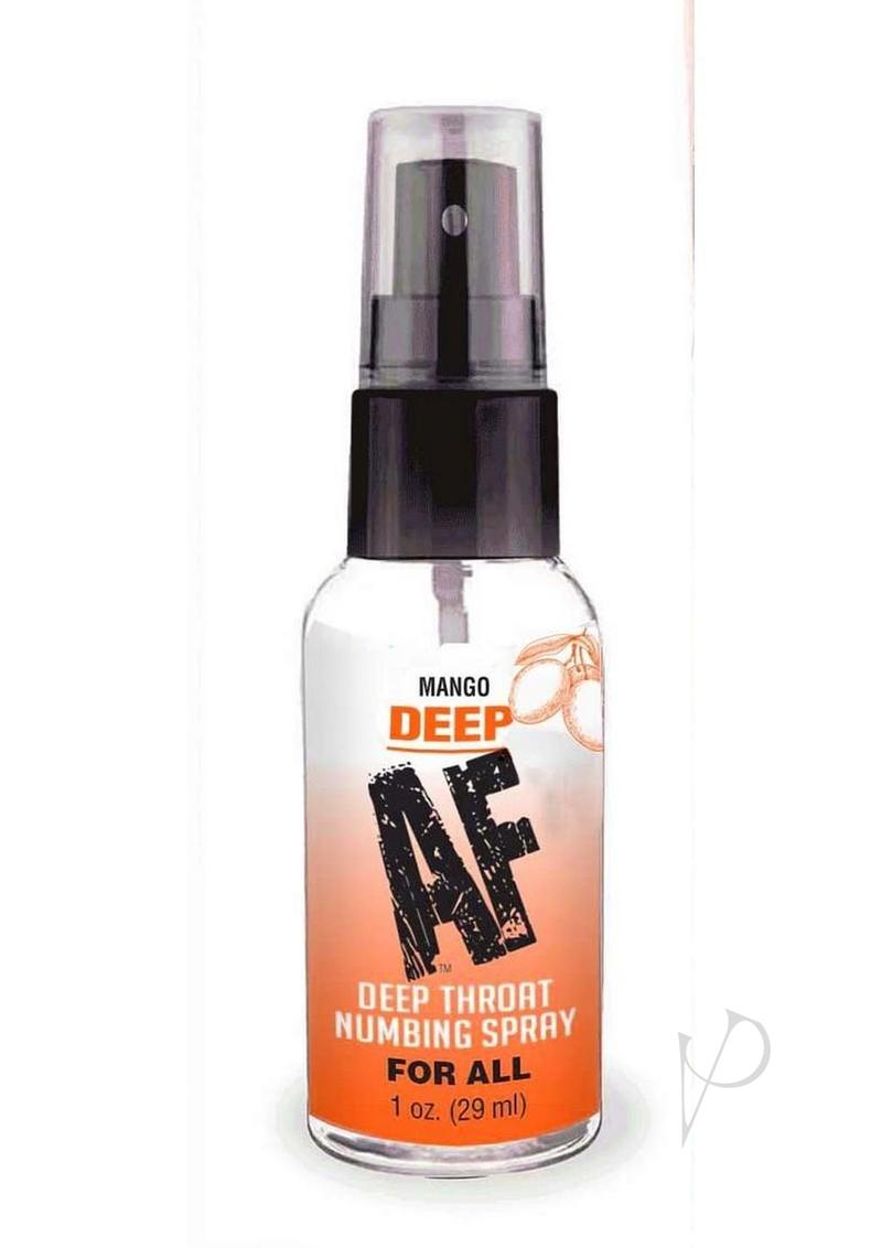 Deep AF Deep Throat Numbing Spray 1oz - Mango