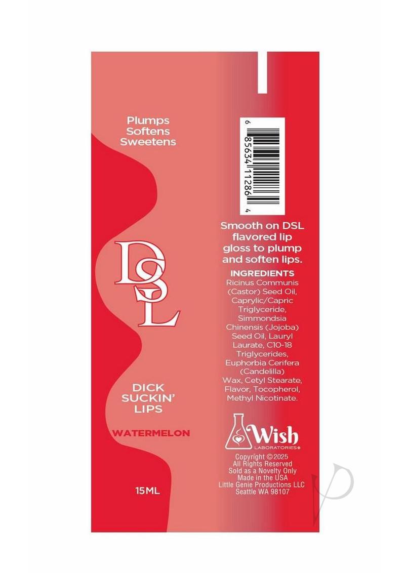 DSL Dick Sucking Lips Plumping Serum - Watermelon