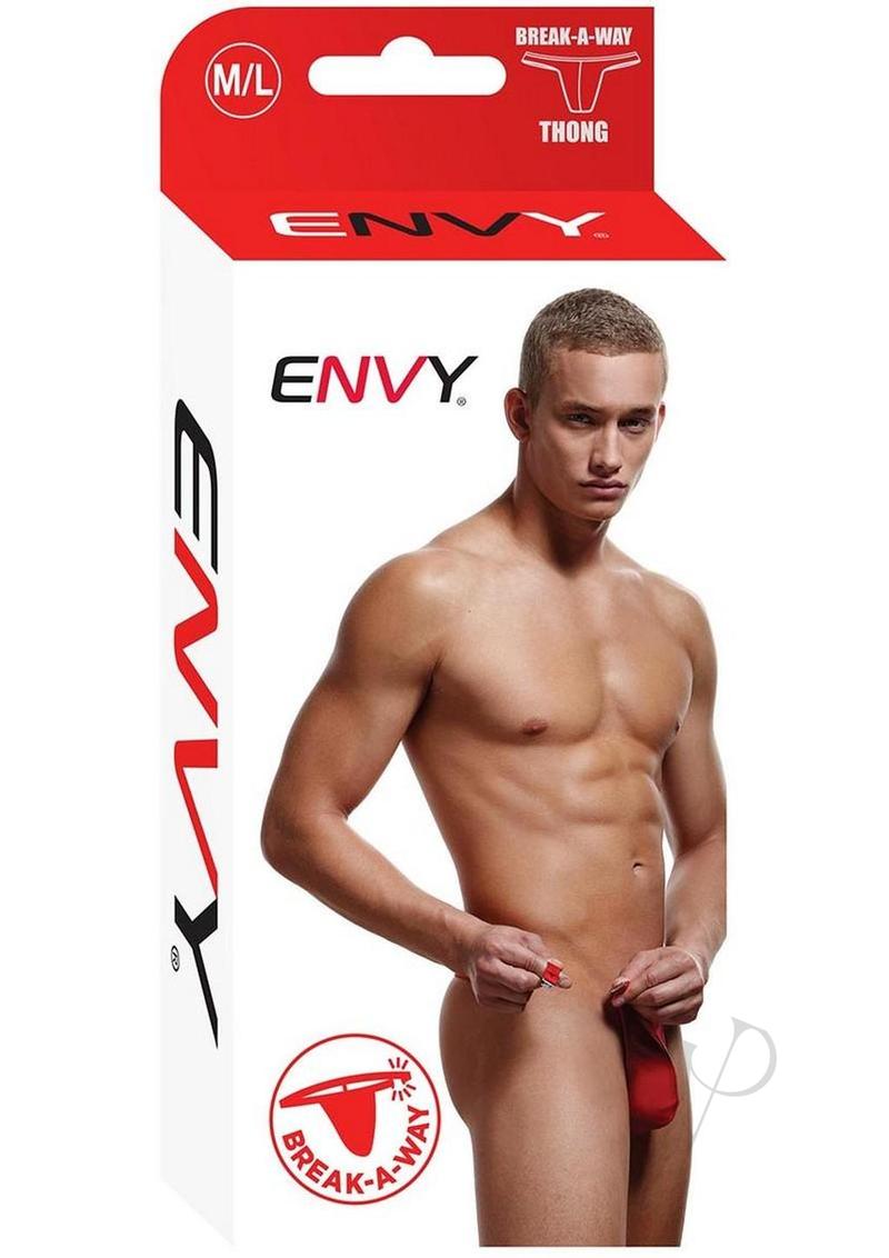 Envy Menswear Breakaway Thong - Medium/Large - Red